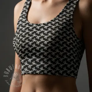 Puuvillakangas EMBROIDERY Rosemary black