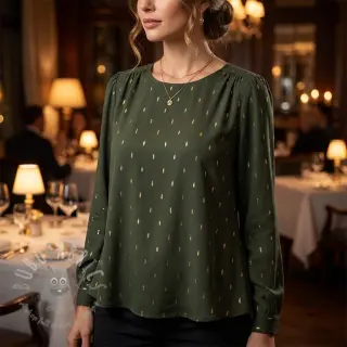 Viskoosi LUREX dark green