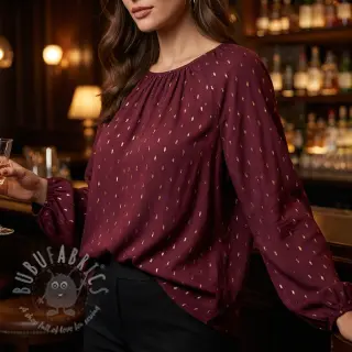 Viskoosi LUREX burgundy