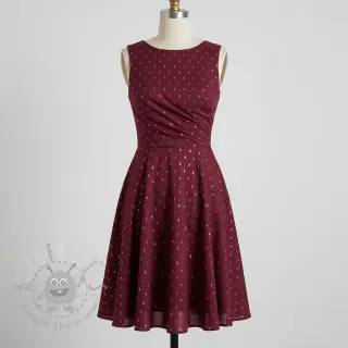 Viskoosi LUREX burgundy