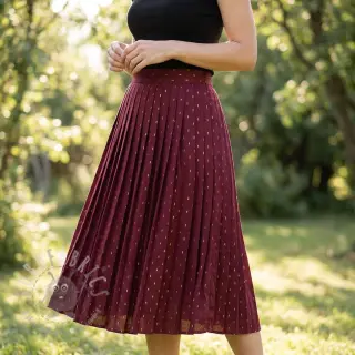 Viskoosi LUREX burgundy