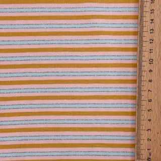 Úplet LUREX Stripes ochre silver