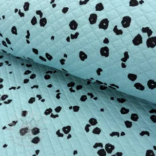 Teplákovina QUILT Animal skin fresh sage