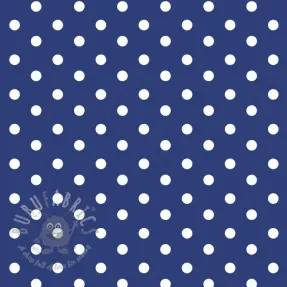 Bavlnená látka Dots cobalt