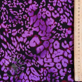 Viskoosi ROSELLA STRETCH Animals purple