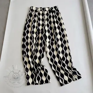 Viskoosi ECOVERO Abstract black ecru