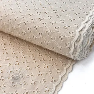 Puuvillakangas EMBROIDERY Rosemary beige