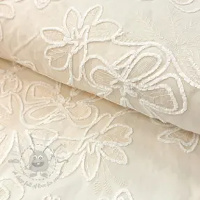Puuvillakangas EMBROIDERY Chenille Manon design A