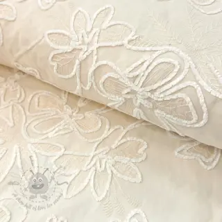 Puuvillakangas EMBROIDERY Chenille Manon design Ja