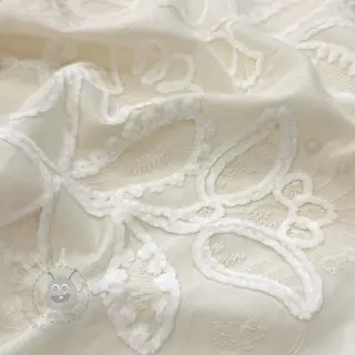 Puuvillakangas EMBROIDERY Chenille Manon design B