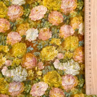 Viskoosi RAYON POPLIN Flower sea design C
