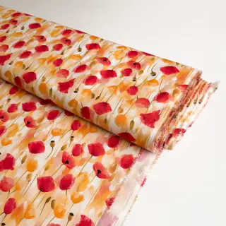 Viskóza RAYON POPLIN Poppys design C