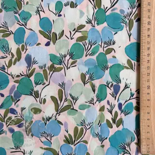 Viskoosi RAYON POPLIN Simplistic flowers design C