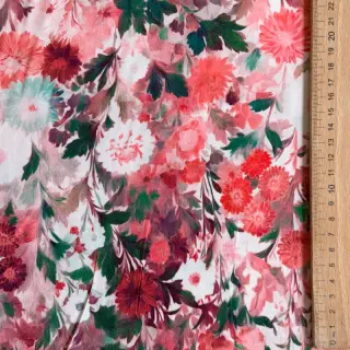 Viskóza RAYON POPLIN Wild flowers design D