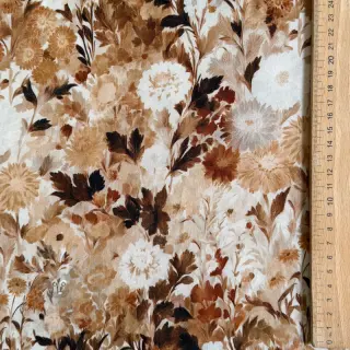 Viskoosi RAYON POPLIN Wild flowers design C