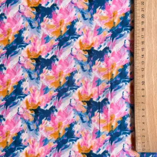 Viskóza RAYON POPLIN Faded spots design A