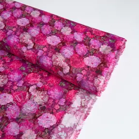 Viskoosi RAYON POPLIN Flower sea design A
