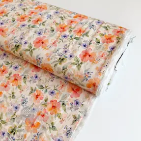 Viskoosi RAYON POPLIN Love design D