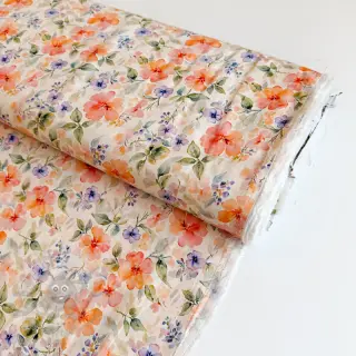 Viskoosi RAYON POPLIN Love design D