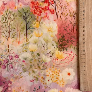Viskoosi RAYON POPLIN Love design B