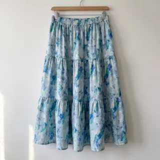 Viskóza RAYON POPLIN Faded spots design C