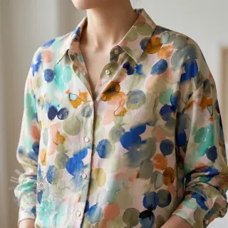 Viskoosi RAYON POPLIN Bouncy design D