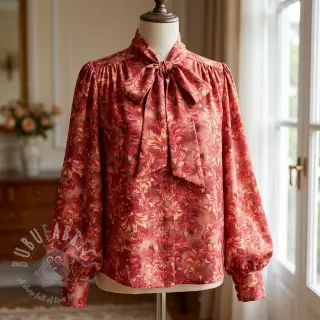 Viskoosi RAYON POPLIN Barrock design C