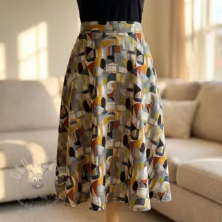 Viskoosi RAYON POPLIN Leona design D
