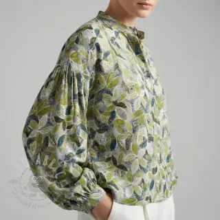 Viskoosi RAYON POPLIN Floral design D