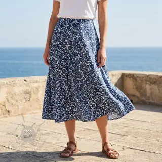 Viskoosi RAYON POPLIN Eve design D