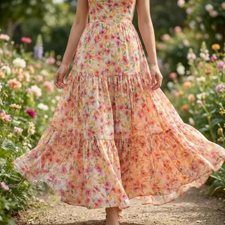 Viskoosi RAYON POPLIN Love design E