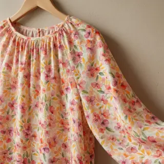 Viskóza RAYON POPLIN Love design E