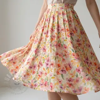 Viskoosi RAYON POPLIN Love design E