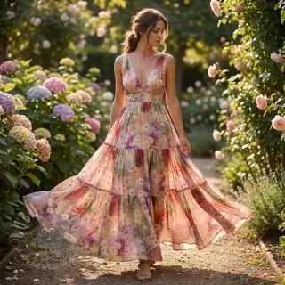 Viskoosi RAYON POPLIN Love design B