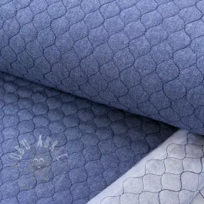 Tikattu kangas JEANS dark blue