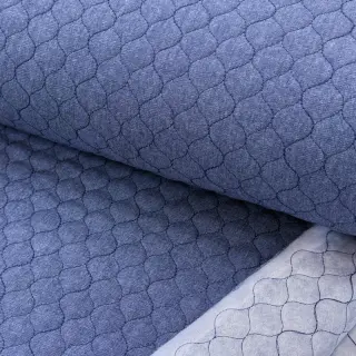 Prešívaná látka JEANS dark blue