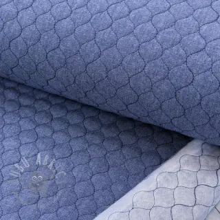 Tikattu kangas JEANS dark blue