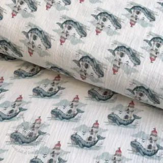 Kaksinkertainen harsokangas/musliini Sweeties design Ja