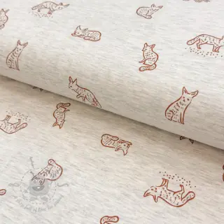 Neulos Hidden foxie ecru melange