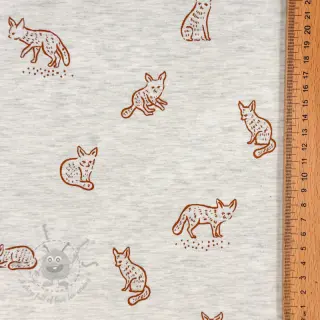 Neulos Hidden foxie ecru melange
