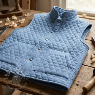 Tikattu kangas JEANS blue