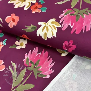 Collegekangas NERIDA HANSEN Colette plum digital print