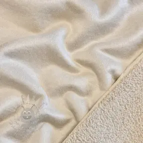 Päällystakkikangas TEDDY LAMMY beige