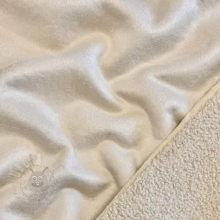Päällystakkikangas TEDDY LAMMY beige