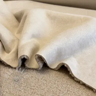 Päällystakkikangas TEDDY LAMMY beige