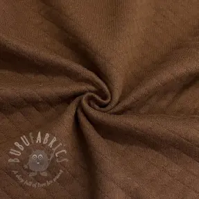 Prešívaná teplákovina brown