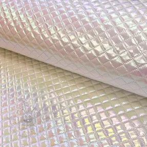 Tikattu kangas Fancy diamonds offwhite