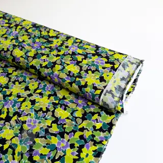 Viskoosi RADIANCE Flowers green