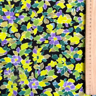 Viskoosi RADIANCE Flowers green