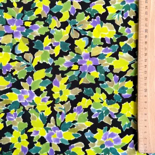 Viskóza RADIANCE Flowers green